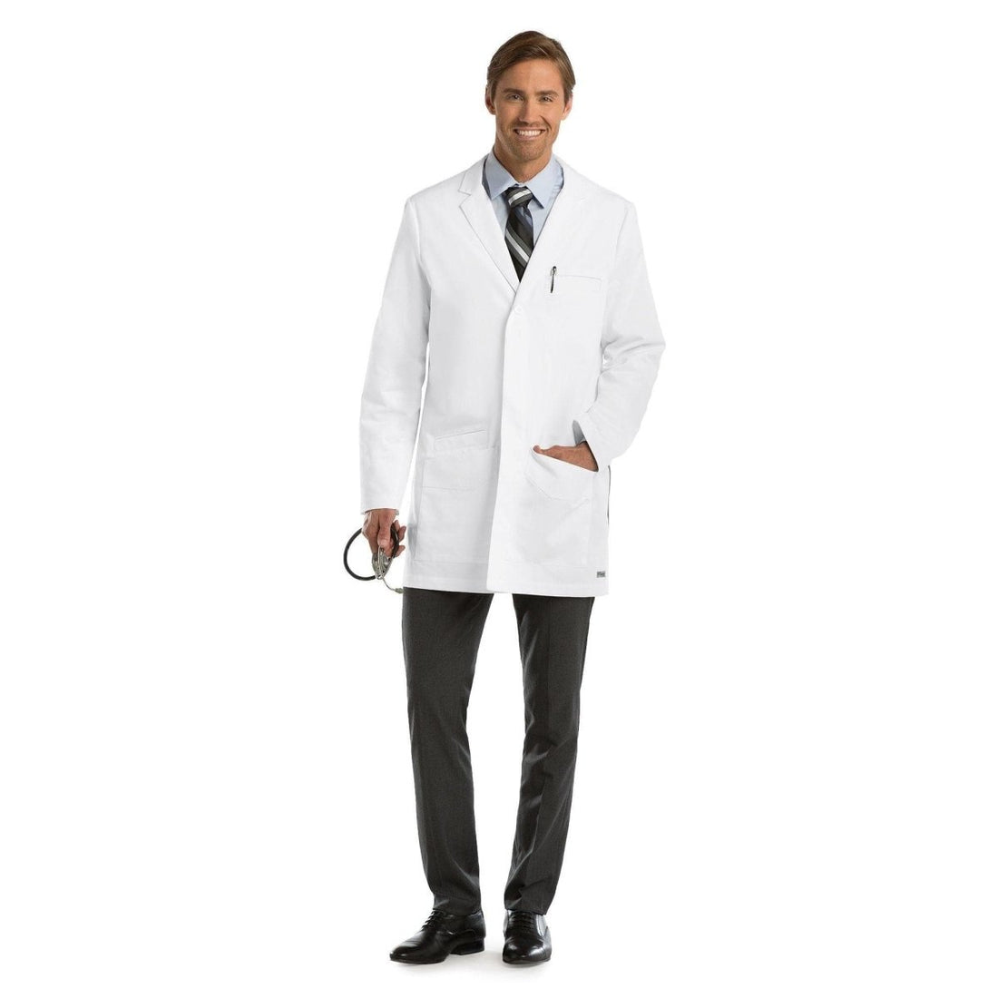 معطف قريز اناتومي الرجالي 0917Labcoat - دكتور هاوس للأزياء الطبية