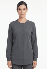 SK401L جاكيت طبي نسائي سكيتشرز طويلWarm-Up - دكتور هاوس للأزياء الطبية