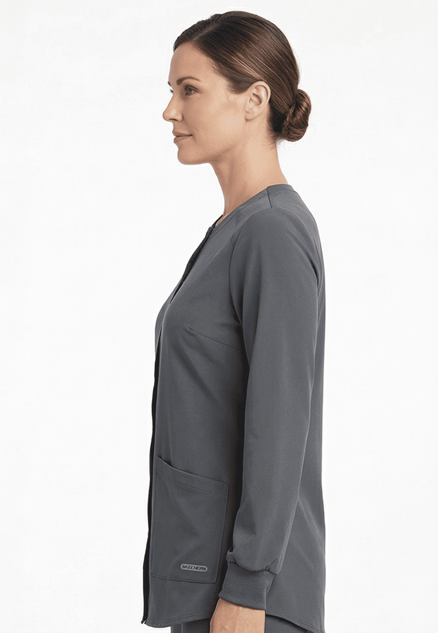 SK401L جاكيت طبي نسائي سكيتشرز طويلWarm-Up - دكتور هاوس للأزياء الطبية