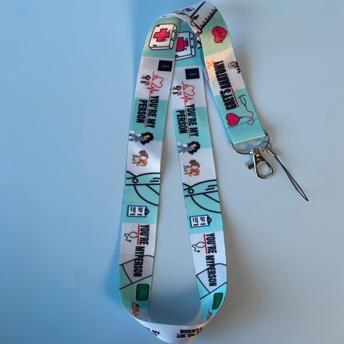 سلسال حامل البطاقة من قريز أناتومي برسومات طبيه كوميكس