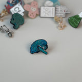 بروش طبي يمثل العقل باللون الأزرق