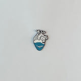 بروش طبي قلب للبحر الأزرق