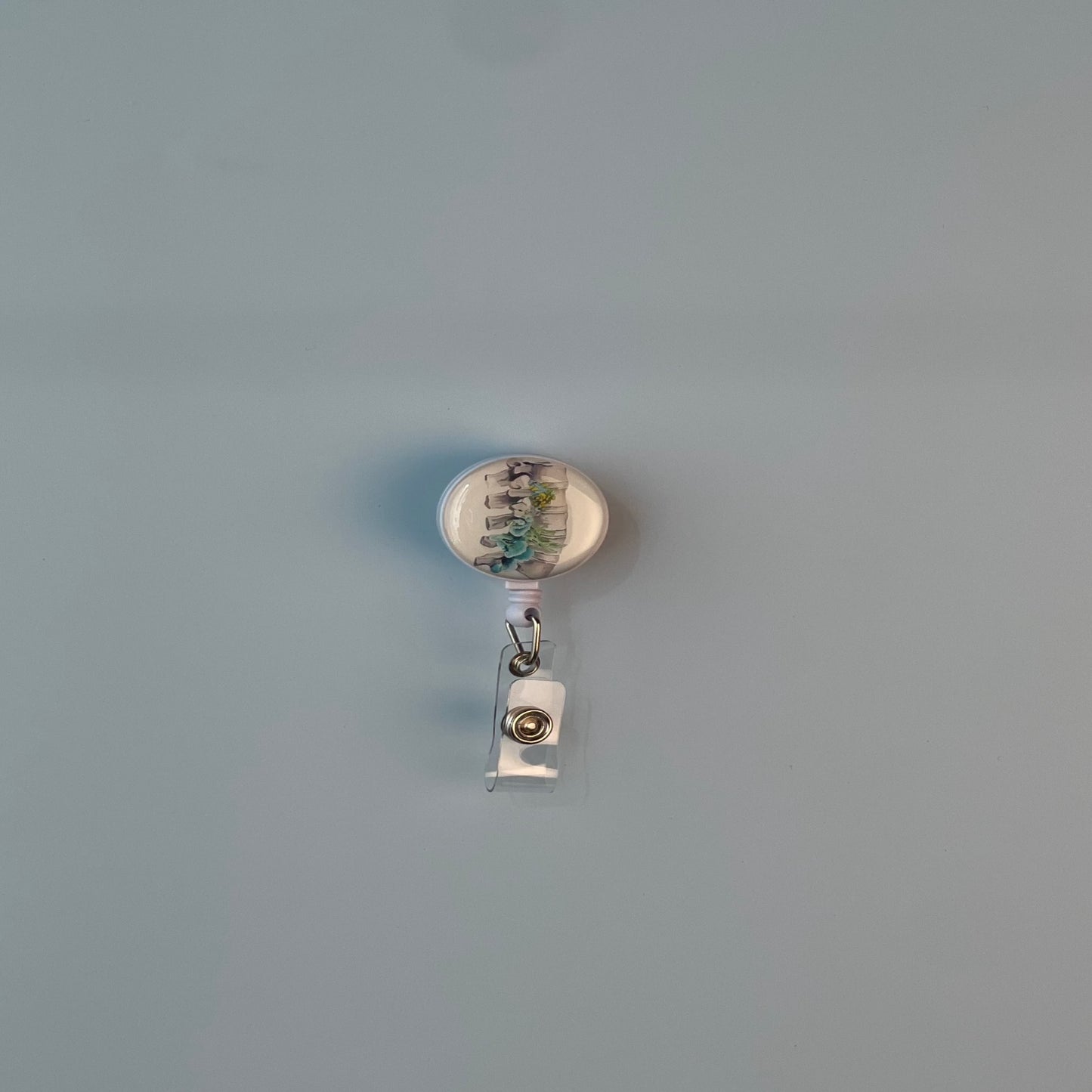 مثبت شارة على شكل عمود فقري