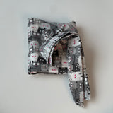 غطاء رأس طبي برسومات للقطط Gray