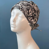 غطاء رأس طبي برسومات أنيقة Gray