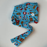 غطاء رأس طبي برسومات معدات طبيه Ciel blue