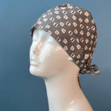 غطاء رأس طبي برسومات أسنان Gray