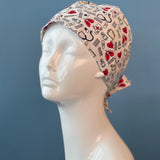 غطاء رأس طبي برسومات أدوات طبيه White