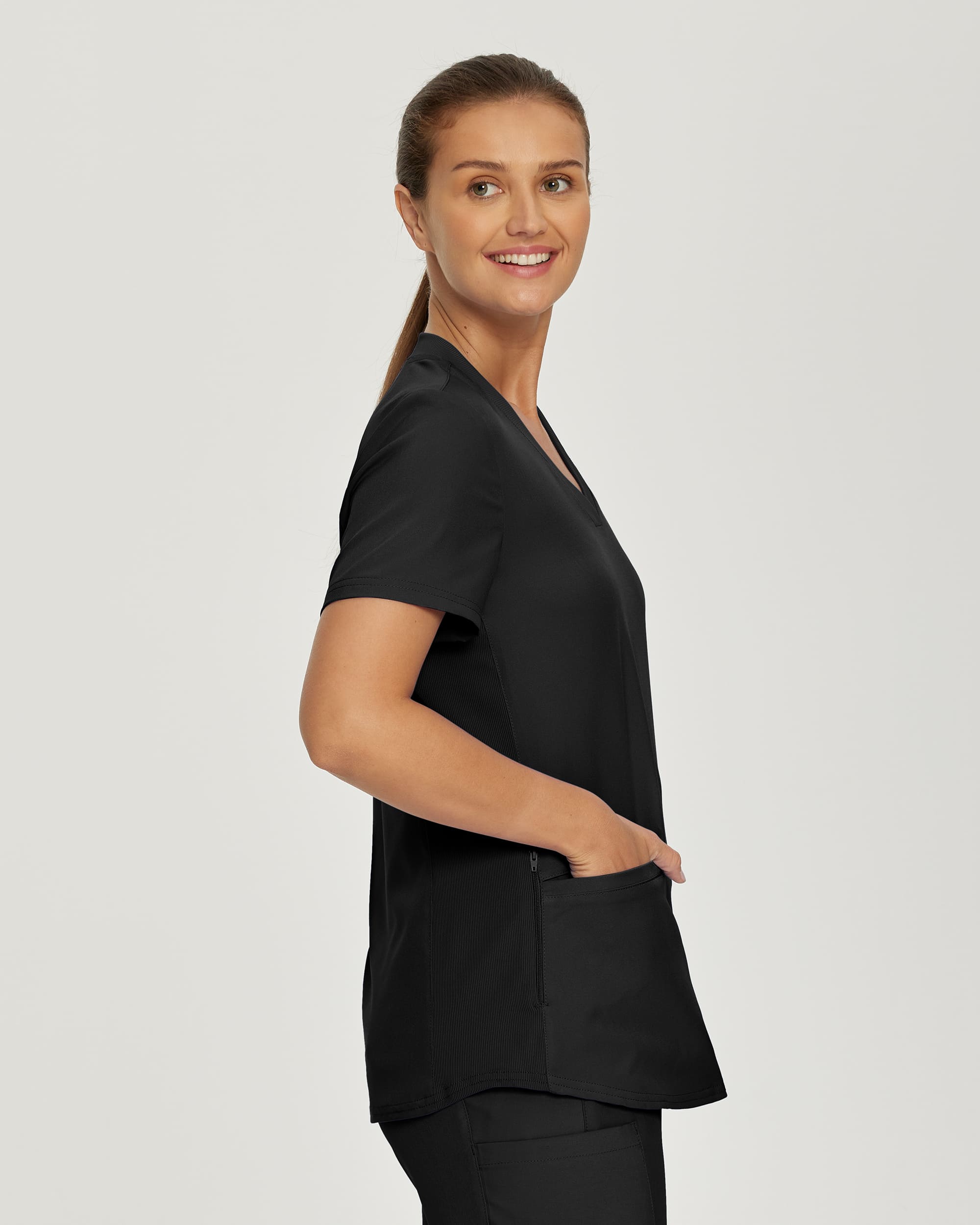 Landau Forward Women's V-neck Top LT100   
